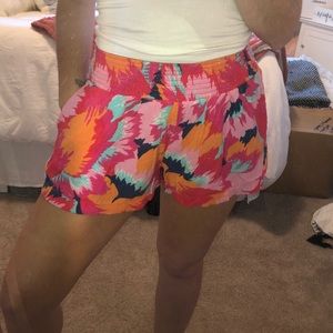 floral flowy shorts